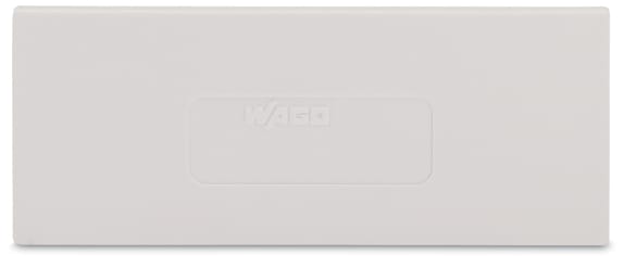 WAGO ELETTRONICA - Piastra di separazione.spessore 2 mm.sporgente.grigio chiaro
