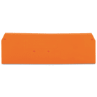 WAGO ELETTRONICA - Piastra terminale e intermedia.spessore 2 mm.arancione 279-346