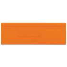 WAGO ELETTRONICA - Piastra di separazione.spessore 2 mm.sporgente.arancione
