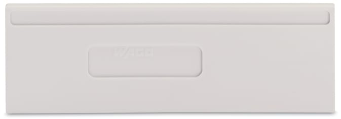 WAGO ELETTRONICA - Piastra di separazione.spessore 2 mm.sporgente.grigio chiaro