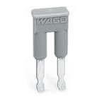 WAGO ELETTRONICA - Ponticello.2 poli.isolato.grigio