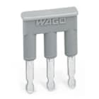 WAGO ELETTRONICA - Ponticello.3 poli.isolato.grigio