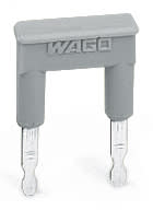 WAGO ELETTRONICA - Ponticello.2 poli.isolato.grigio