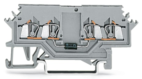 WAGO ELETTRONICA - Morsetto per componente.4 conduttori.con diodo 1N4007.grigio