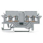 WAGO ELETTRONICA - Morsetto per componente.4 conduttori.con diodo 1N4007.grigio