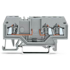 WAGO ELETTRONICA - Morsetto per componente.3 conduttori.con diodo 1N4007.grigio