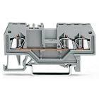 WAGO ELETTRONICA - Morsetto passante per 3 conduttori.1,5 mm².marcatura centrale.grigio