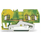 WAGO ELETTRONICA - Morsetto di terra per 3 conduttori.1,5 mm².marcatura centrale.verde-giallo