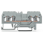 WAGO ELETTRONICA - Morsetto passante per 4 conduttori.1,5 mm².marcatura centrale.grigio