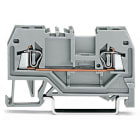 WAGO ELETTRONICA - Morsetto passante per 2 conduttori.1,5 mm².marcatura centrale.grigio