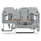WAGO ELETTRONICA - Morsetto per componente.2 conduttori.con diodo 1N4007.grigio