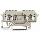 WAGO ELETTRONICA - Morsetto a doppio potenziale.1,5 mm².adatto per applicazioni Ex e II.grigio chiaro 279-989