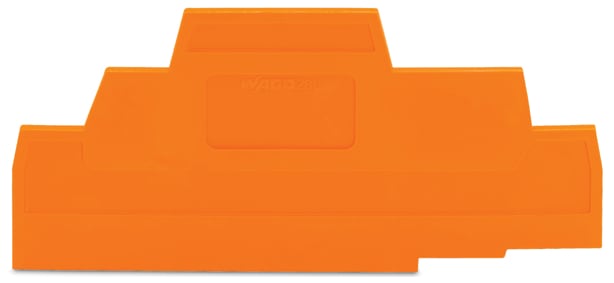 WAGO ELETTRONICA - Piastra terminale e intermedia.spessore 2,5 mm.arancione