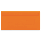 WAGO ELETTRONICA - Piastra di separazione.spessore 2 mm.sporgente.arancione