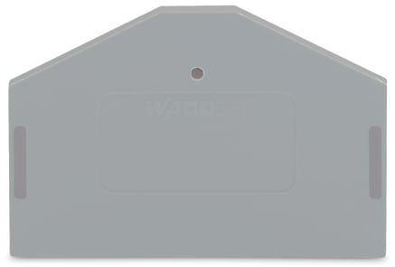 WAGO ELETTRONICA - Piastra terminale e intermedia.spessore 2,5 mm.grigio