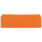 WAGO ELETTRONICA - Piastra terminale e intermedia.spessore 2,5 mm.arancione