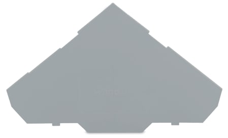 WAGO ELETTRONICA - Piastra terminale e intermedia.spessore 1 mm.per morsetti a tre piani.grigio 280-319