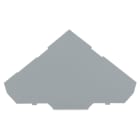 WAGO ELETTRONICA - Piastra terminale e intermedia.spessore 1 mm.per morsetti a tre piani.grigio 280-319