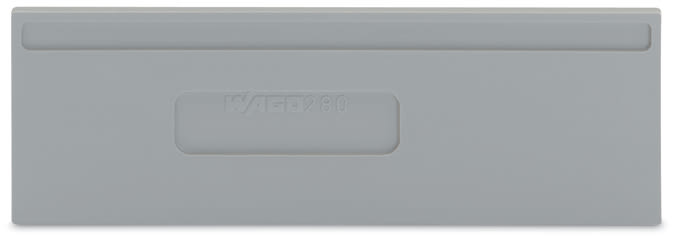 WAGO ELETTRONICA - Piastra di separazione.spessore 2 mm.sporgente.grigio