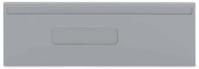 WAGO ELETTRONICA - Piastra di separazione.spessore 2 mm.sporgente.grigio