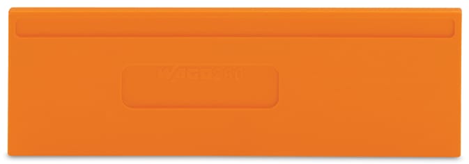 WAGO ELETTRONICA - Piastra di separazione.spessore 2 mm.sporgente.arancione