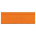 WAGO ELETTRONICA - Piastra di separazione.spessore 2 mm.sporgente.arancione