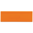 WAGO ELETTRONICA - Piastra di separazione.spessore 2 mm.sporgente.arancione