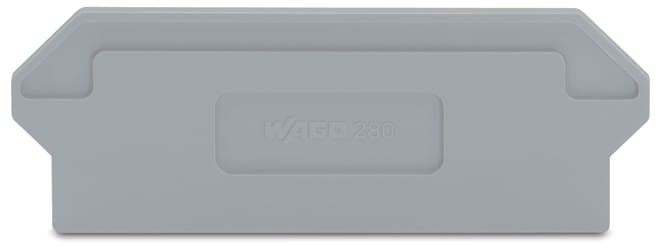 WAGO ELETTRONICA - Piastra di separazione.spessore 2 mm.sporgente.grigio