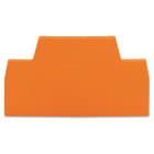 WAGO ELETTRONICA - Piastra terminale e intermedia.spessore 2,5 mm.arancione 280-341