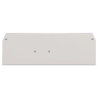 WAGO ELETTRONICA - Piastra terminale e intermedia.spessore 2,5 mm.grigio chiaro