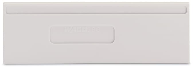 WAGO ELETTRONICA - Piastra di separazione.spessore 2 mm.sporgente.grigio chiaro