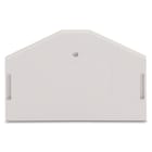 WAGO ELETTRONICA - Piastra terminale e intermedia.spessore 2,5 mm.grigio chiaro