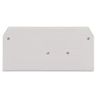 WAGO ELETTRONICA - Piastra terminale e intermedia.spessore 2,5 mm.grigio chiaro