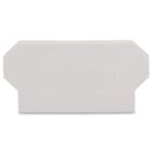 WAGO ELETTRONICA - Piastra di separazione.spessore 2 mm.sporgente.grigio chiaro