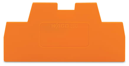 WAGO ELETTRONICA - Piastra intermedia.spessore 1,1 mm.arancione