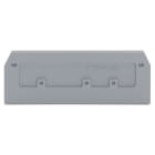 WAGO ELETTRONICA - Piastra terminale e intermedia.spessore 2,5 mm.grigio 280-374