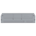 WAGO ELETTRONICA - Piastra terminale e intermedia.spessore 2,5 mm.grigio