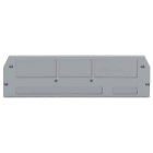 WAGO ELETTRONICA - Piastra terminale e intermedia.spessore 2,5 mm.grigio