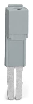 WAGO ELETTRONICA - Adattatore spina di prova.larghezza 5 mm.per spina di prova (Ø 2,3 mm).grigio 280-404