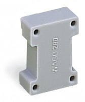WAGO ELETTRONICA - Modulo cieco.modulare.per saltare morsetti ponticellati.grigio 280-419