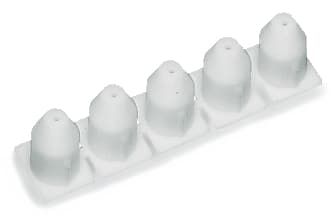 WAGO ELETTRONICA - Fermaisolante.0,08 - 0,2 mm² "r" (0,14 mm² "f").5 pezzi/striscia.bianco