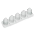 WAGO ELETTRONICA - Fermaisolante.0,08 - 0,2 mm² "r" (0,14 mm² "f").5 pezzi/striscia.bianco