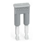 WAGO ELETTRONICA - Ponticello.2 poli.isolato.grigio