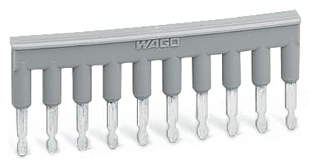 WAGO ELETTRONICA - Ponticello.10 poli.isolato.grigio