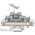 WAGO ELETTRONICA - Morsetto a tre piani.Morsetto passante/passante/cavo schermato.2,5 mm².bianco/grigio/grigio 280-548
