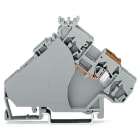 WAGO ELETTRONICA - Morsetto di alimentazione per attuatore per 3 conduttori.con ingressi del conduttore colorato.2,5 mm².grigio