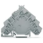 WAGO ELETTRONICA - Elemento cieco.stesso profilo dei morsetti per sensore per 4 conduttori, dei morsetti per sensore per 3 conduttori con contatto di terra o dei morsett 280-582