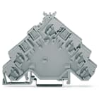 WAGO ELETTRONICA - Elemento cieco.stesso profilo dei morsetti per sensore per 4 conduttori, dei morsetti per sensore per 3 conduttori con contatto di terra o dei morsett