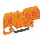WAGO ELETTRONICA - Distanziatore con lo stesso profilo.adatto per i morsetti per 3 conduttori di tipo orizzontale.arancione 280-650/056-000