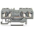 WAGO ELETTRONICA - Morsetto passante per 3 conduttori.2,5 mm².marcatura centrale.grigio